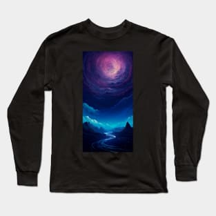 Space Night Long Sleeve T-Shirt